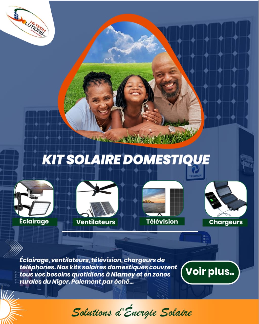 KIT SOLAIRE DOMESTIQUE