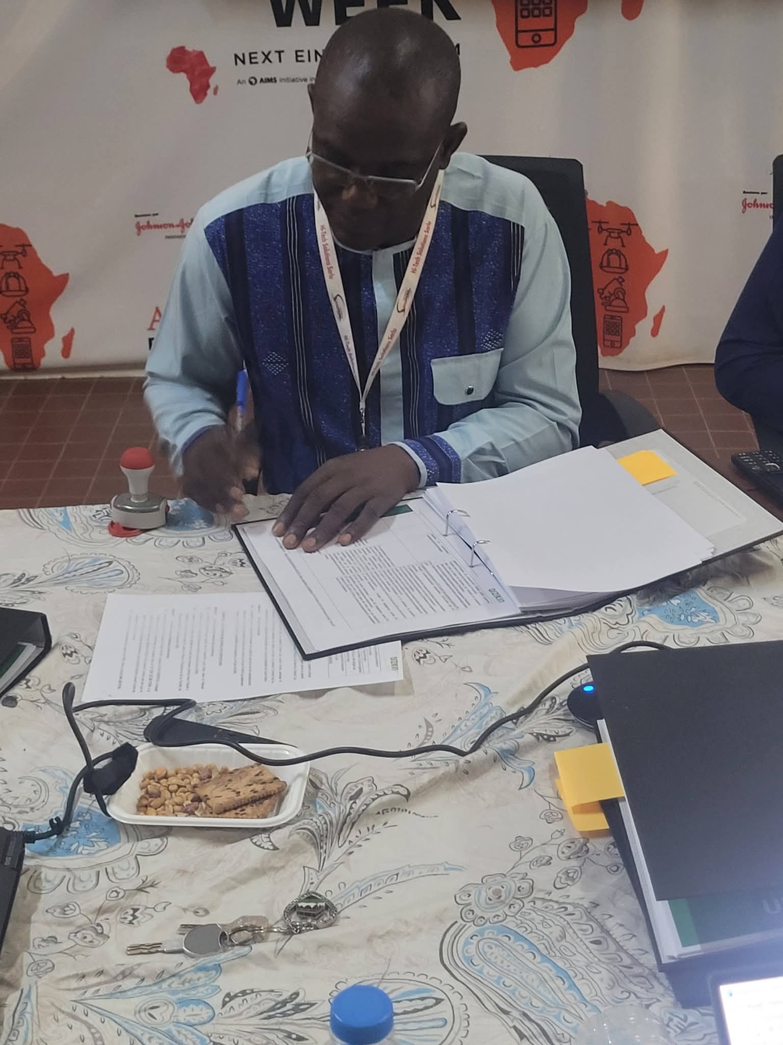Signature contrat de financement de la subvention basée sur les résultats PUE du projet Haské/Anersol